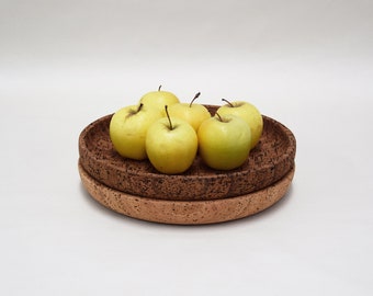 Cork Bowls Nº2 | Natural Material Bowl | Fruit Bowl | Serving Bowl | Modern Bowl | Kitchen | Dining | Serveware | Gift for mom