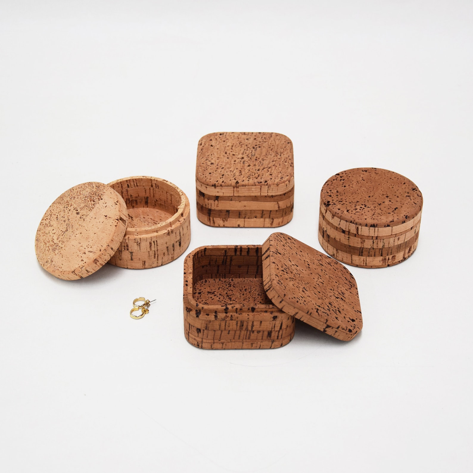 Jewellery Boxes Cork Boxes Homeware Natural Cork Gift for Etsy