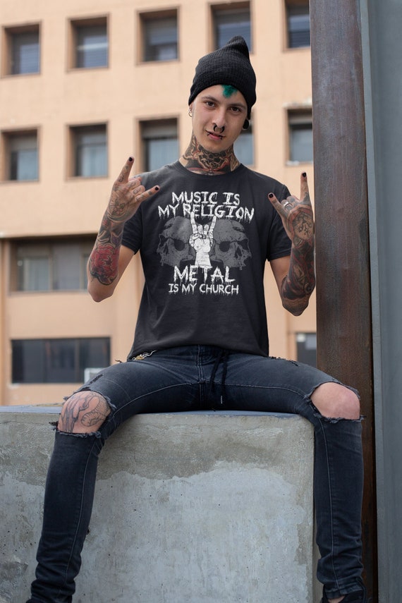 Camisa Camiseta Heavy Metal Ropa Heavy Metal Etsy México