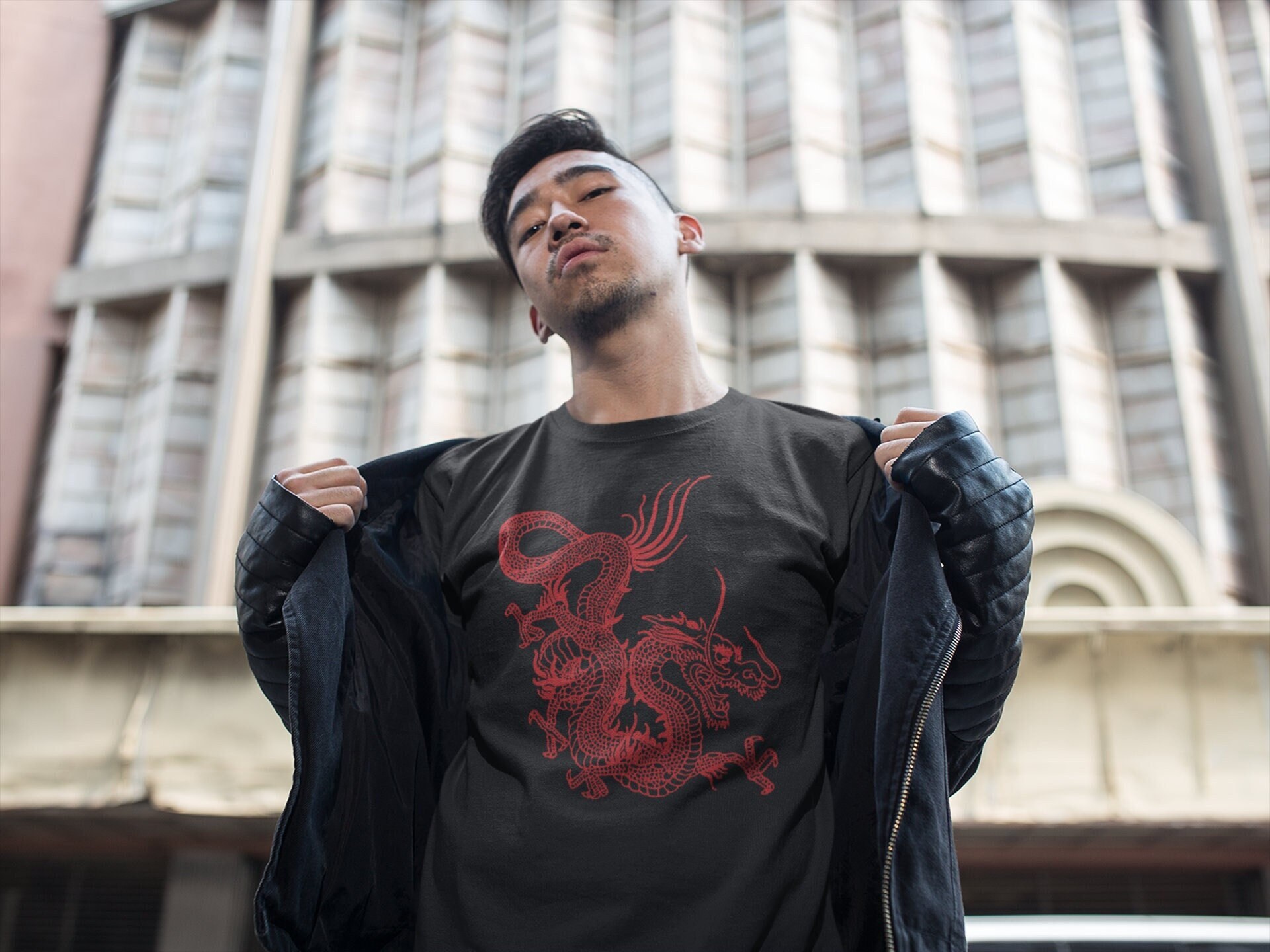 Camicia drago shop cinese