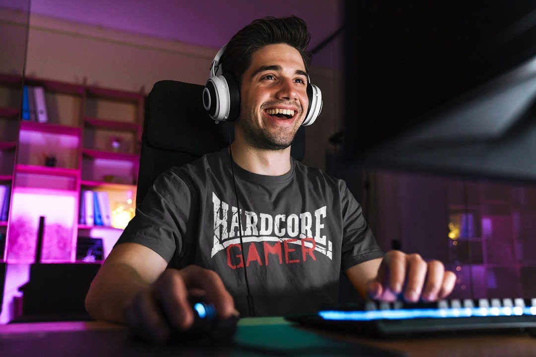 Gamer Shirt, Hardcore Gamer, Gamer Gift, Gamer Boy, Gamer Girl, Gamer ...