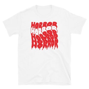 Horror TShirt, Horror T-Shirt, Spooky Horror Tee, Scary Movie TShirt, Halloween TShirt, Horror Fan Gift, Creepy Horror Tshirt Tee