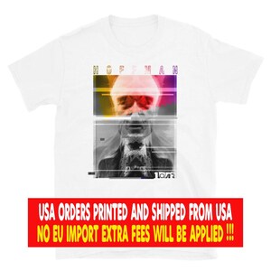Albert Hoffman Art Shirt, Hallucinogen Trippy Design, Bicycle Day, Stoner Psychedelic TShirt, Stoner Gift, USA Printed and Shipped