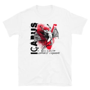 Icarus Shirt, Trash Polka, Fall of Icarus, Ikaria Island, Greek Mythology, Ancient Greece, Ikaros, Icarus Falls, Greek Myth Shirt, Daedalus
