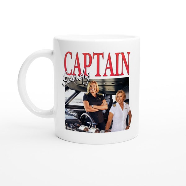 Below Deck Captain Sandy Mug funny coffee and tea meme captain lee bravo xmas birthday gift