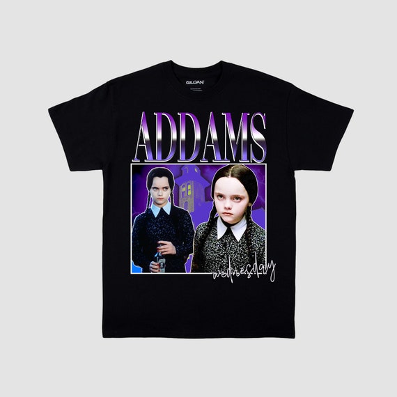 Wednesday addams hotsell t shirt