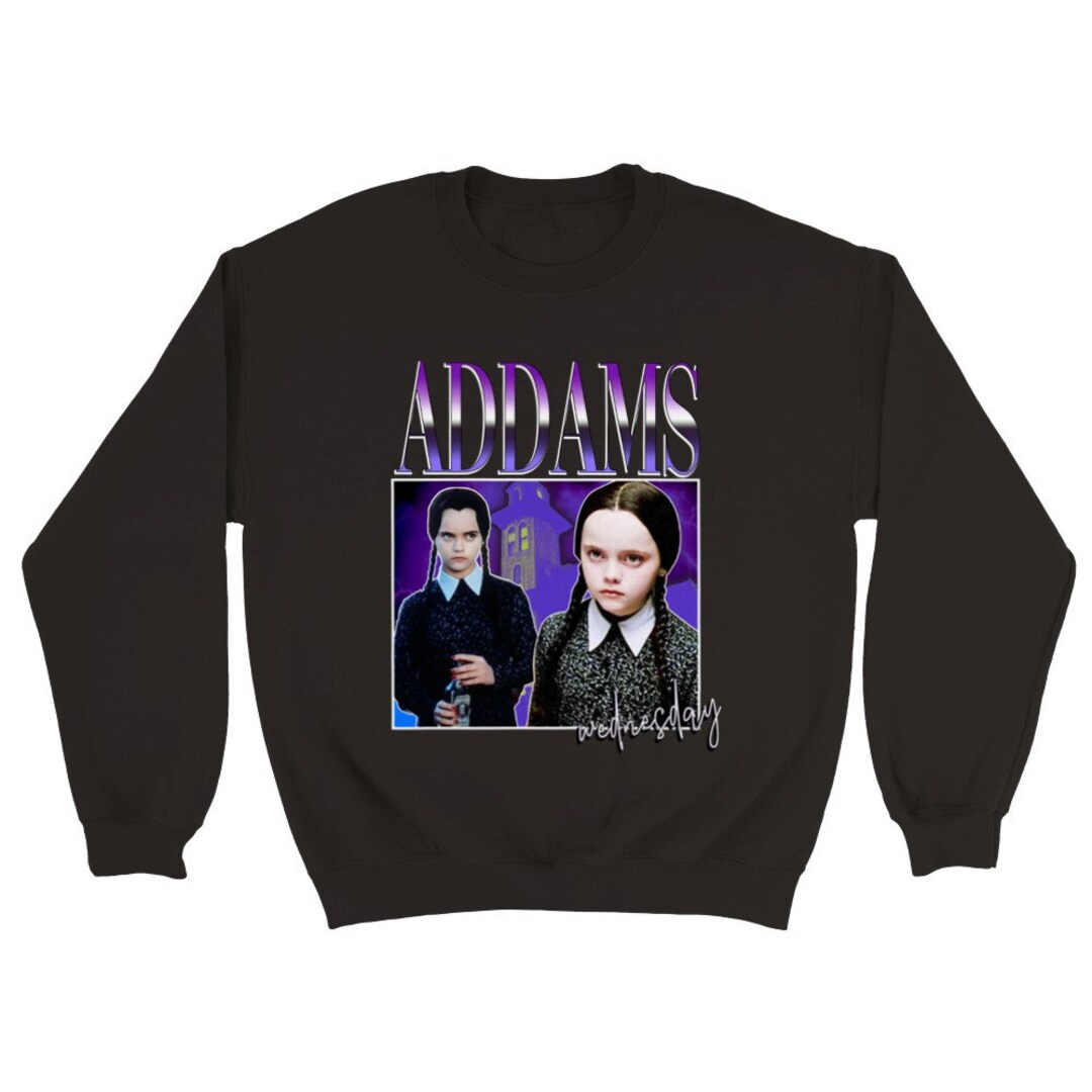Halloween Wednesday Addams Jumper Addams Family Sweatshirt - Etsy Canada