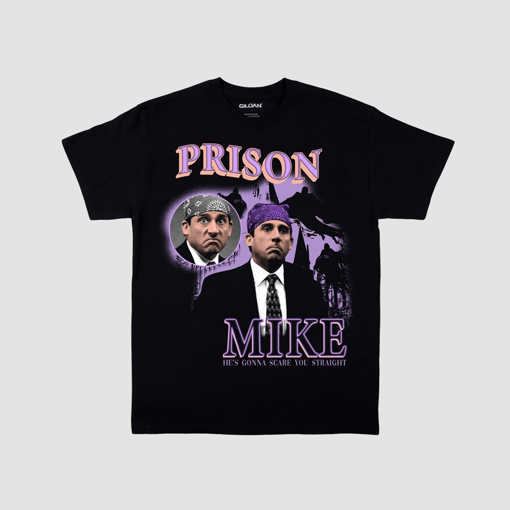 Camiseta con estampado de MIKE de prisión, camisa de michael paper, dunder  mifflin, office, PRISON mike - AliExpress