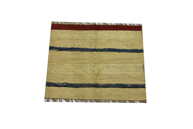 Turkish Bohemian Rug 4 x 3 Hemp Sumek Jute Rug Oriental Geometric Home Decor Anatolian Rug Traditional Indian Hemp Shuttle Rug