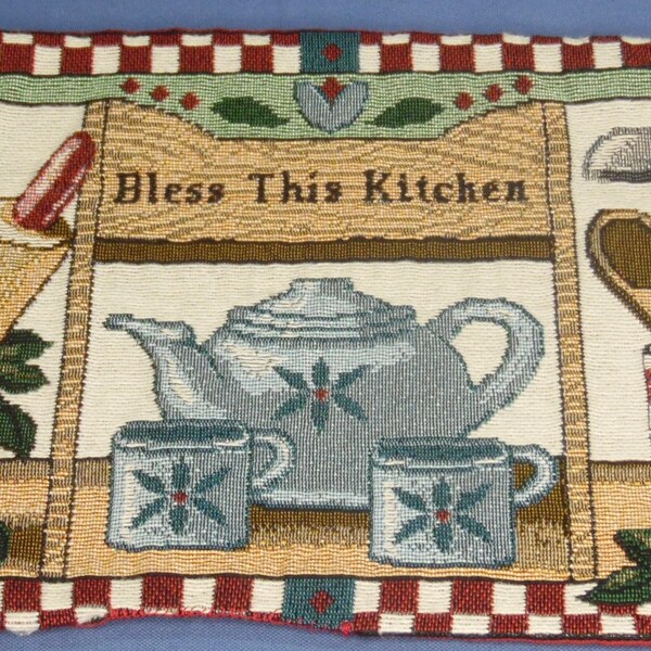Bless This Home Kitchen Mat Etsy