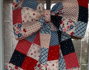 Patriotic Bow Door Decoration