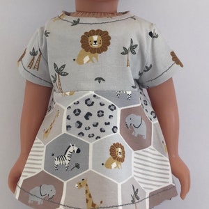 Handmade Animal Print Three Piece Doll Outfit for 18&quot;/45cm Doll
