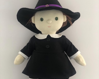 Hand Made Four Piece Witch Outfit for Olli Ella Dinkum Doll