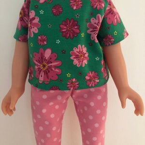 Conjunto de tres piezas hecho a mano para muñeca de 18&quot;/45 cm