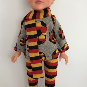 Handmade Multi-Coloured Three Piece Doll Outfit for 18&quot;/45cm Doll