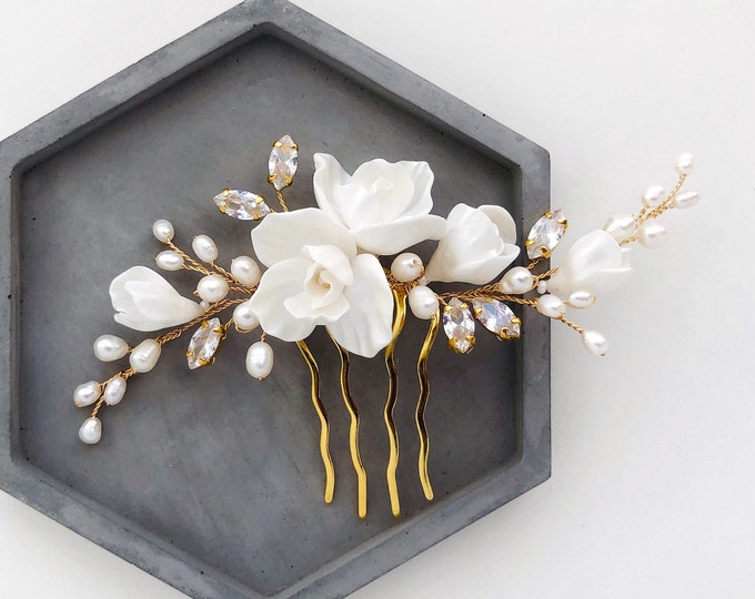 Flower Hair Comb