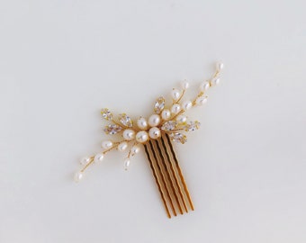 Freshwater pearl comb, Bridal hair piece, Wedding hair comb, Pearl hair pins, Wedding pearl headpiece, Wedding hair comb, Bridal hair pins
