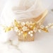 see more listings in the Flower hair comb section