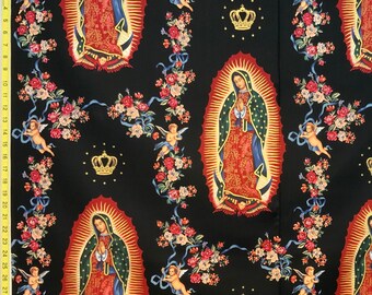 Virgen De Guadalupe Fabric Etsy