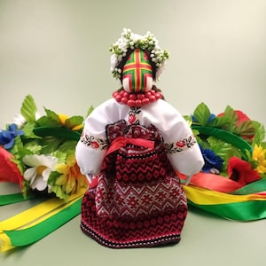 Slavic Motanka Doll &quot;Bride&quot; – Handmade Ukrainian Talisman for Love & Marriage – Traditional Folk Art + Gift from Ukraine