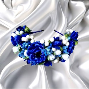 Handmade flower crown. Ukraine. Accessory for girls, women, girls. Hair ornament. Tiara. Hoop. Flower headband + gift from Ukraine