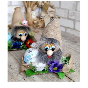 Slavic pagan magic amulet Domovichok for happiness, good luck, money, order in the house.  Ukrainian household magic+gift from Ukraine