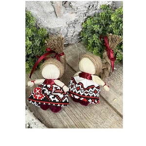 Slavic magical Motanka doll with a scythe &quot;For maiden happiness&quot; made of natural materials, a family amulet, a Ukrainian handmade doll+gift