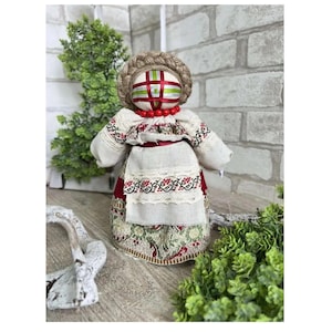 Slavic magical hand-made Motanka doll. Sharm. Mascot. Amulet. Ukrainian magic + a gift from Ukraine