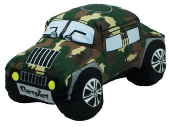 Soft toy Military off-road jeep Patriot-4/ "Special vehicles" series. Ukraine. An original gift for children and adults+a gift from Ukraine