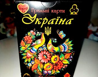 Set of souvenir playing cards &quot;Ukraine&quot;/54 cards. Cultural sights of Ukraine. Ukrainian souvenir + surprise gift from Ukraine