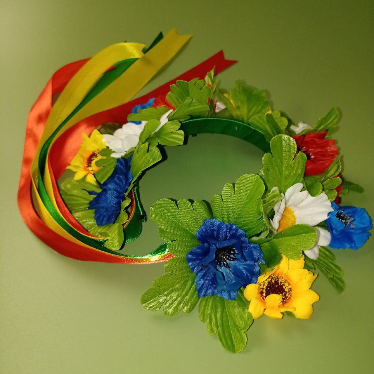 Couronne De Fleurs Bohème Multicolore - Serre-Tête Floral Pour Mariage, Festival, Plage Ou Cosplay, Style Romantique Et Festif