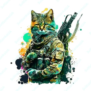 Feed the animals of Ukraine. PNG digital image without background/JPG Ukrainian cats protect Ukraine. sublimation illustration for print