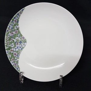 Porcelain plate, decorative porcelain plate, hand-painted, handmade