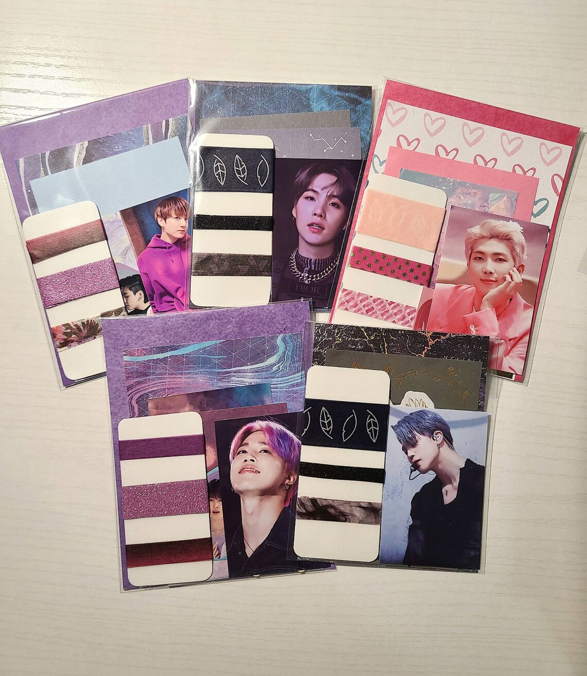 BTS Stationery Set Etsy