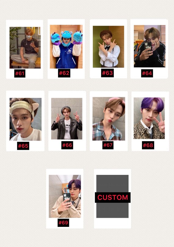 Stray Kids Lee Know Boyfriend Material Polaroids || Stray
