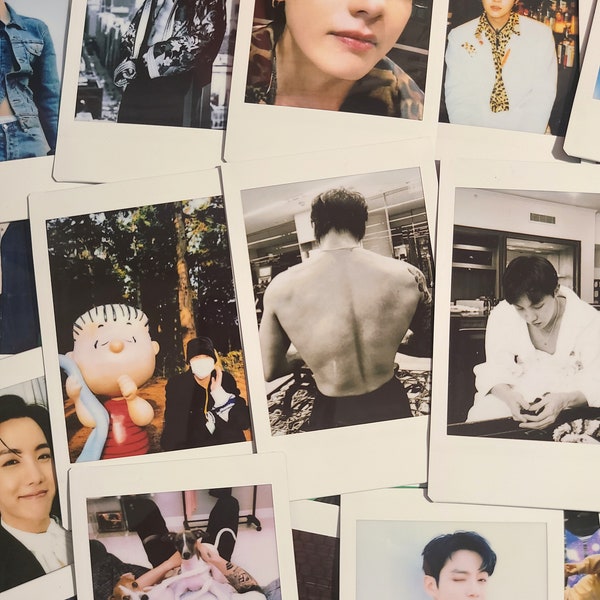 Kpop BTS Boyfriend Material Polaroids