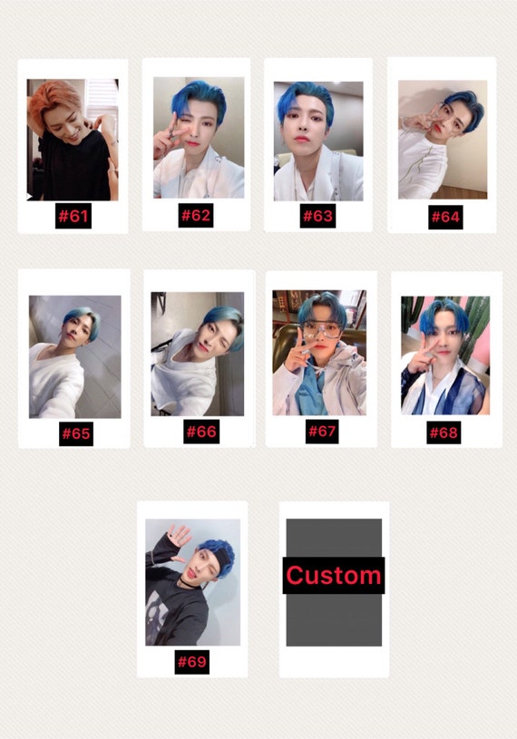 Hongjoong Photocard Template Hongjoong Photocard Template