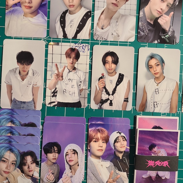 Stray Kids OFFICIAL Rock Star Rock/Roll  Photocards