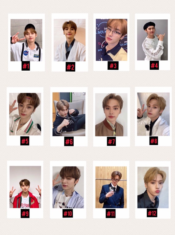 Stray Kids Lee Know Boyfriend Material Polaroids || Stray