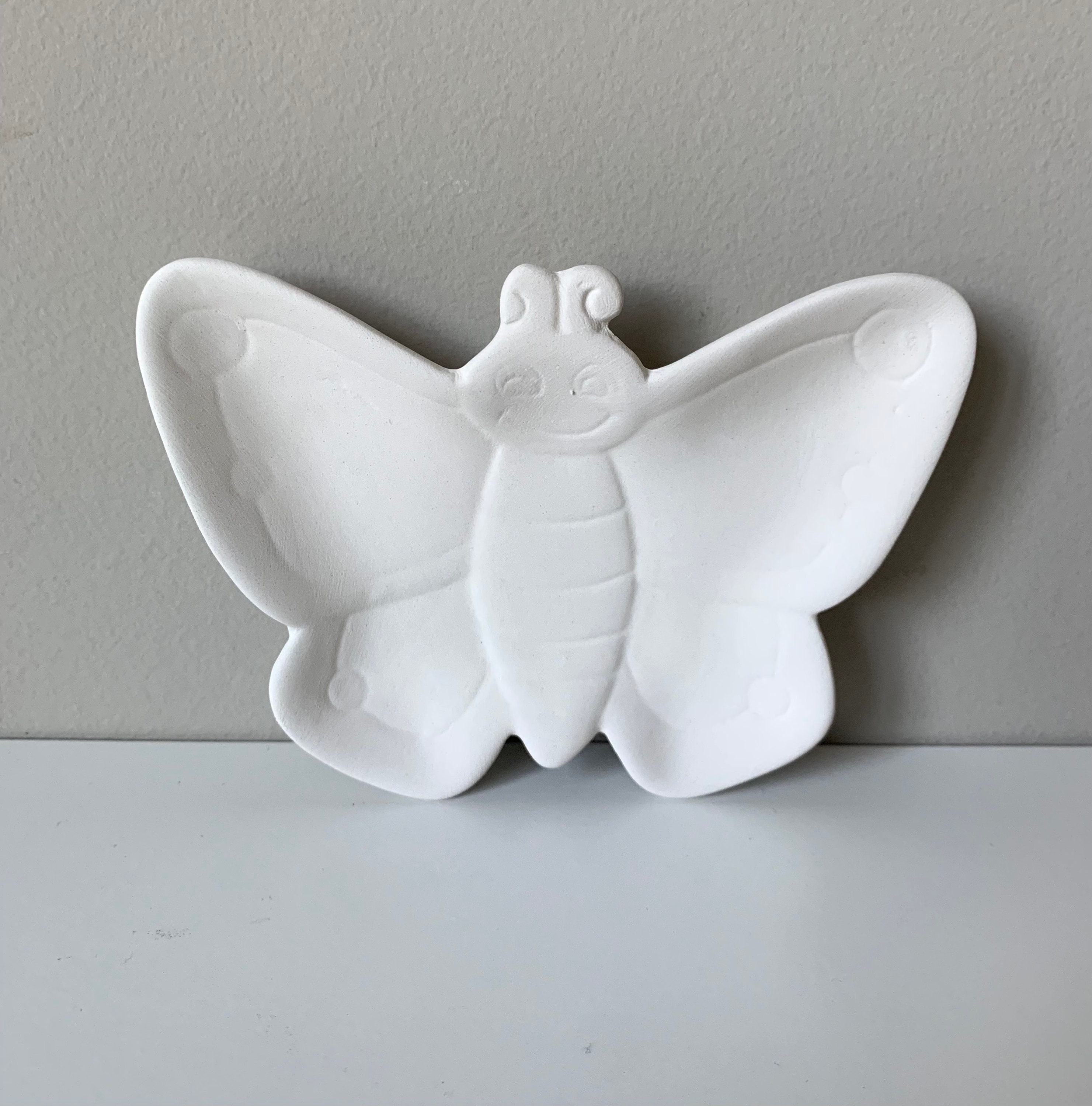 DIY Pottery Painting Kit Butterfly Dish Ceramic Art Kits for Etsy