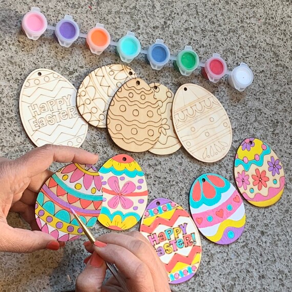 Easter Paint Kit Easter Egg Painting Kit Easter Craft Kit Etsy