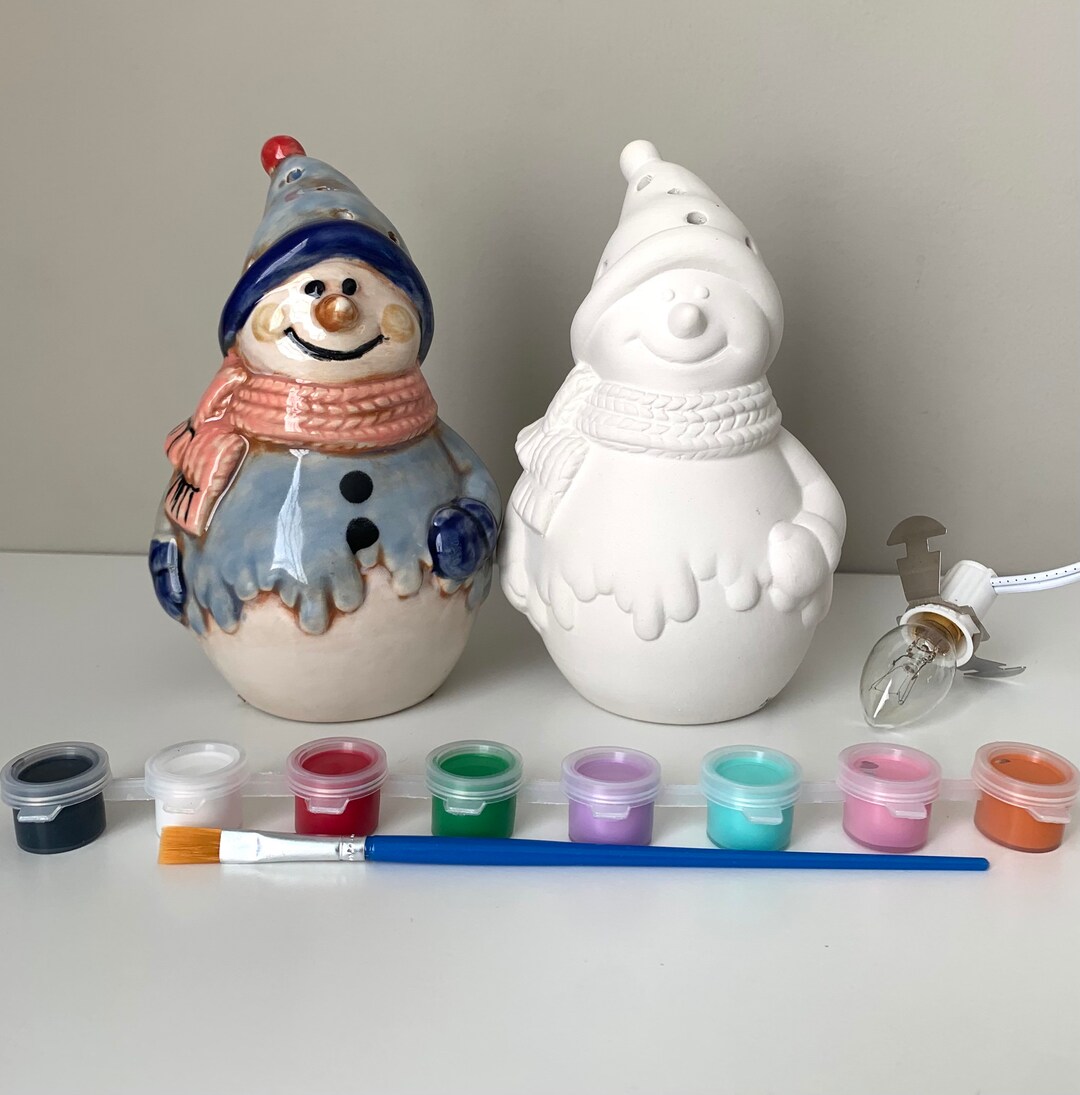 Arctic Snowman Kit (Gift To-Go) - A Maze In Pottery