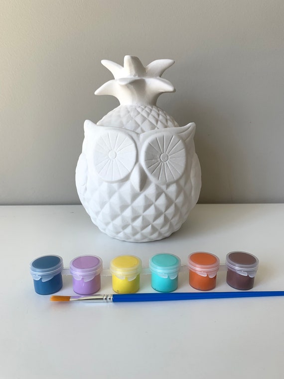 Kit de pintura de cerámica Bird Box, listo para pintar cerámica