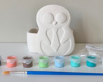 Penguin Pottery painting, Penguin box, DIY Treasure box, At home Pottery painting kit, Ceramic Art Kit, Kids Art Kit, Ready-to-Paint Ceramic