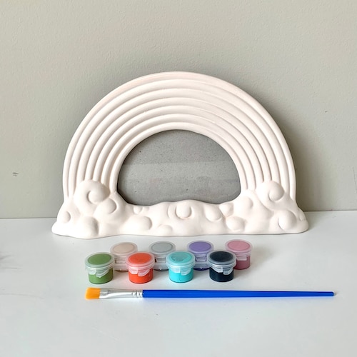 DIY Rainbow Picture Frame DIY Pottery Painting Kit DIY Home Etsy