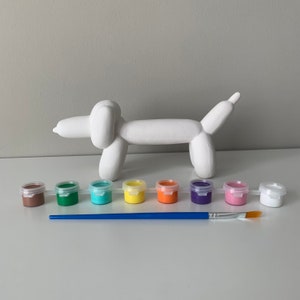 Balloon Buddy pottery painting kit, paint party kit, ready to paint ceramics, At home pottery painting kit, date night craft kit, clay kits