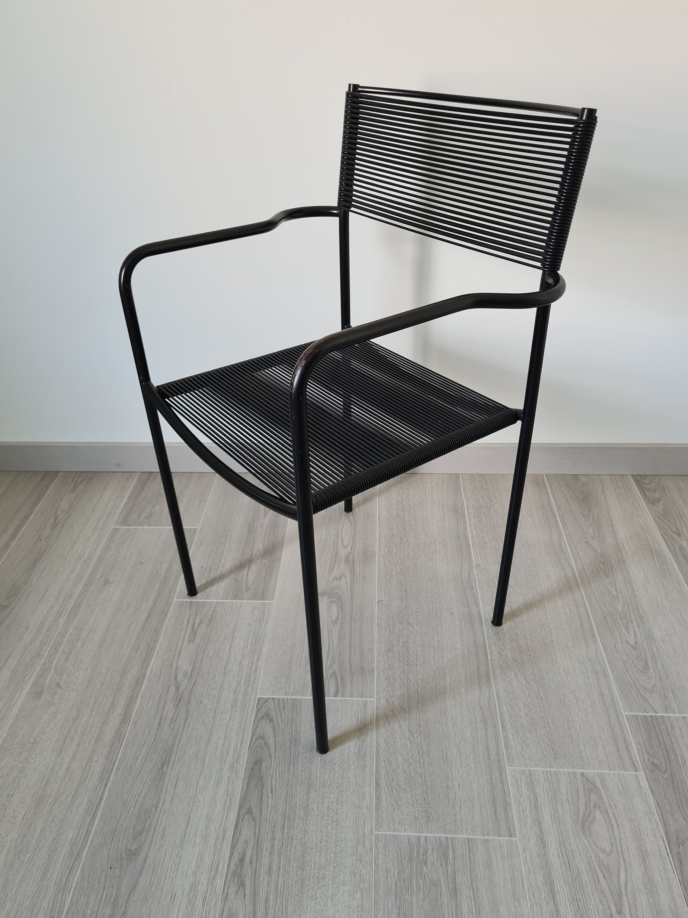 Fauteuil Spaghetti Modèle 131 Par Giandomenico Belotti Pour Alias 1980