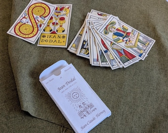 Tarot Adivinatorio Antiguo de Jean Dodal por Jean-Claude Flornoy | Baraja de Tarot Jean Dodal | Tarot Esotérico Francés