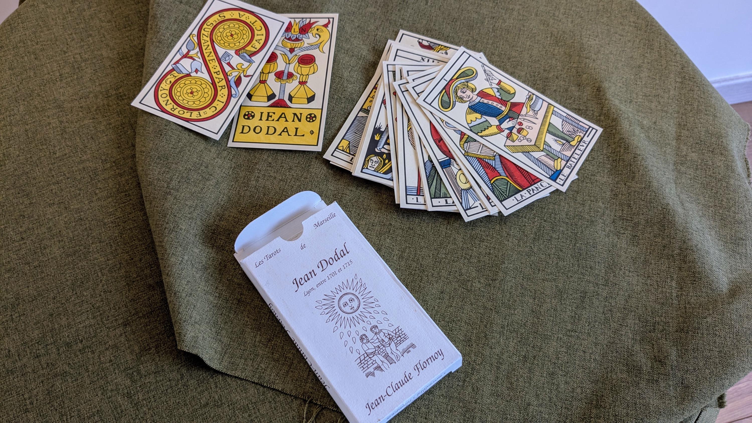 Ancient Divinatory Tarot Game - Jean Dodal by Jean-claude Flornoy