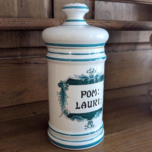 Antique French Apothecary Blue Glass Jar - Etsy